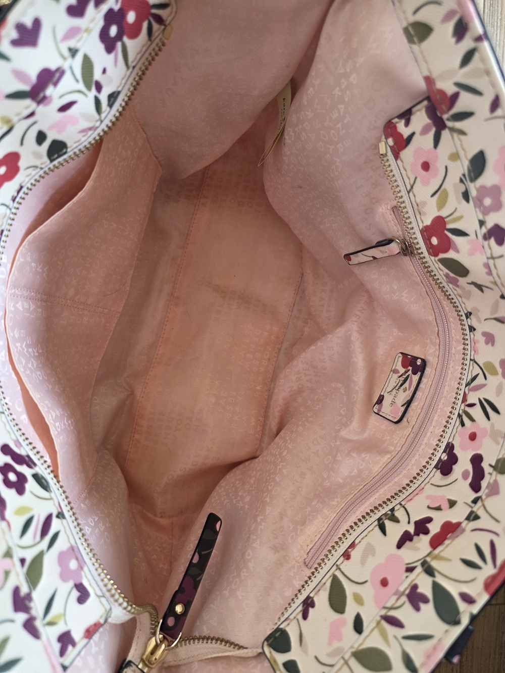 Kate Spade Laurel Way Boho Floral Dally Tote + Wallet - Picture 10 of 14